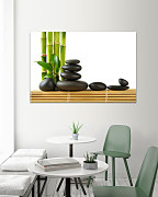 Obraz Spa zátišie s bambusom a kameňmi 1469